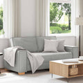 2-Sitzer Sofa Wolkengrau 140 cm Stoff