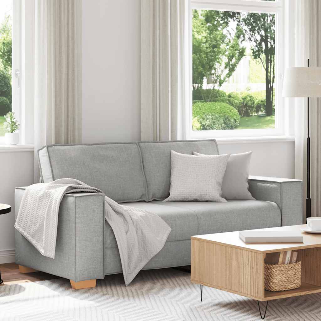 2-Sitzer Sofa Wolkengrau 140 cm Stoff