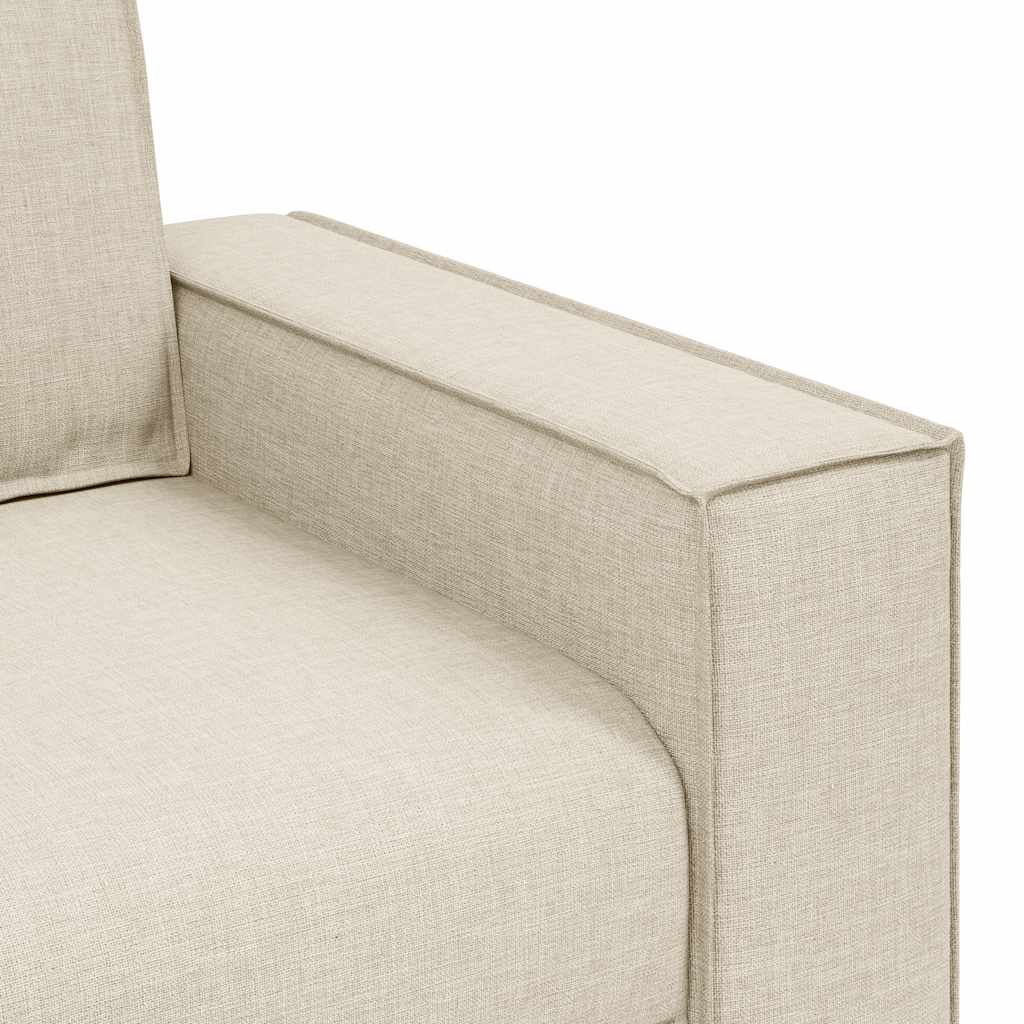2-Sitzer Sofa Leinen 180x78x84 cm