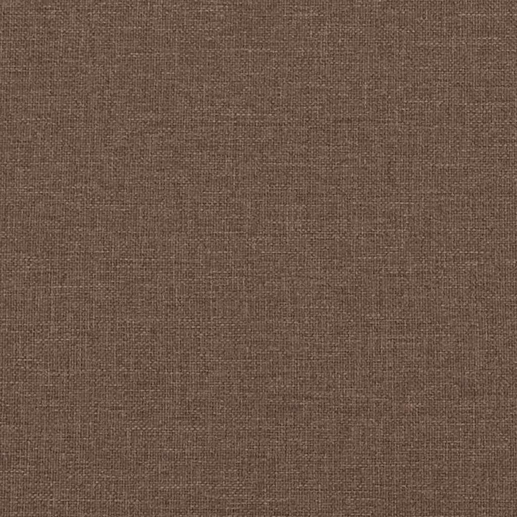3-Sitzer-Sofa Braun 220 cm Stoff