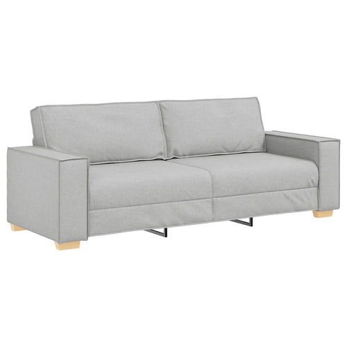 3-Sitzer-Sofa Wolkengrau 220x78x84 cm Stoff
