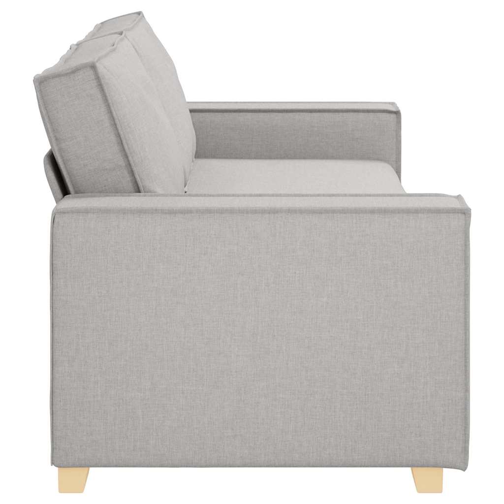 3-Sitzer-Sofa Wolkengrau 220x78x84 cm Stoff