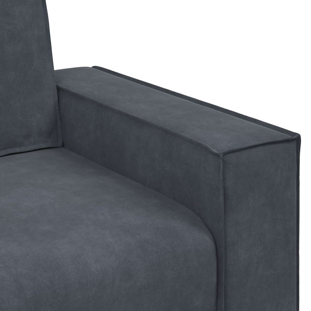 Sessel Dunkelgrau 100x78x84 cm Samt