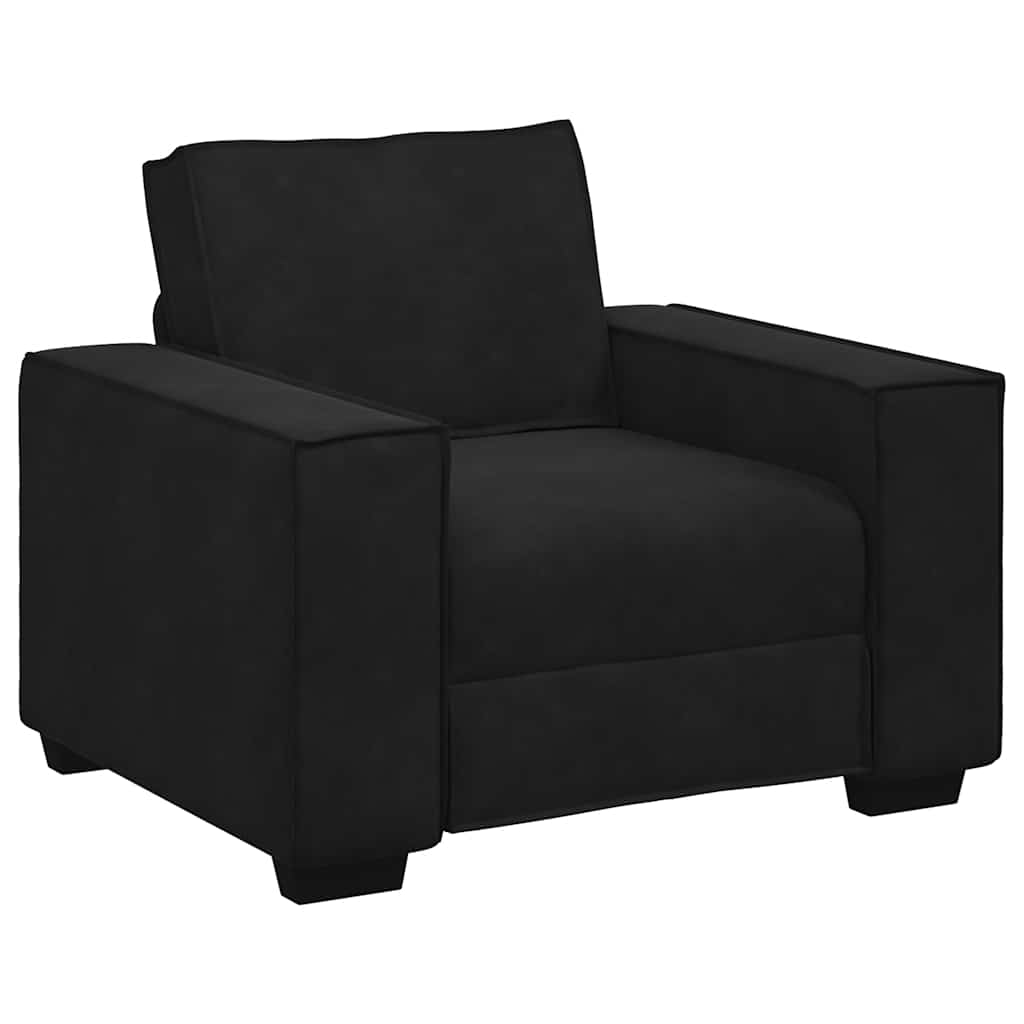 Sessel Schwarz 100x78x84 cm Samt