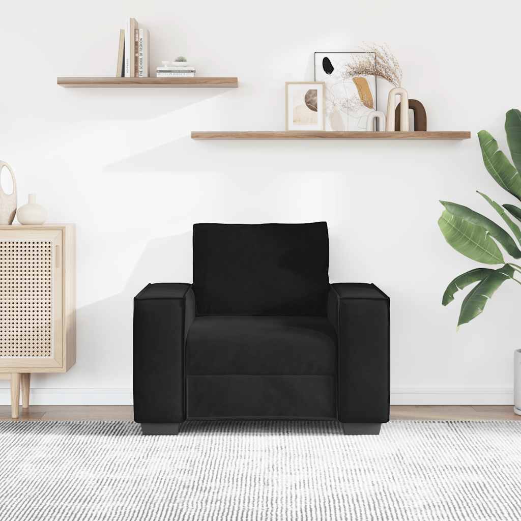 Sessel Schwarz 100x78x84 cm Samt