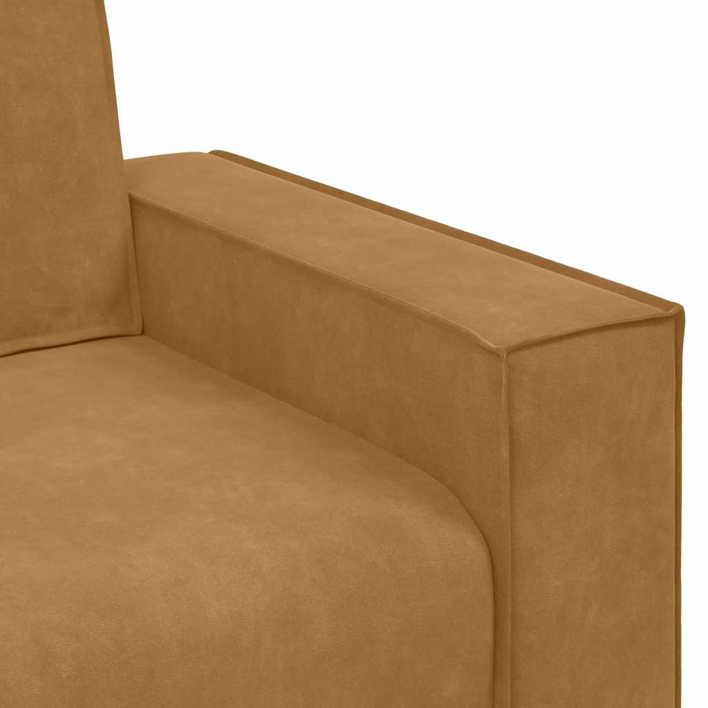 Sessel Braun 100x78x84 cm Samt