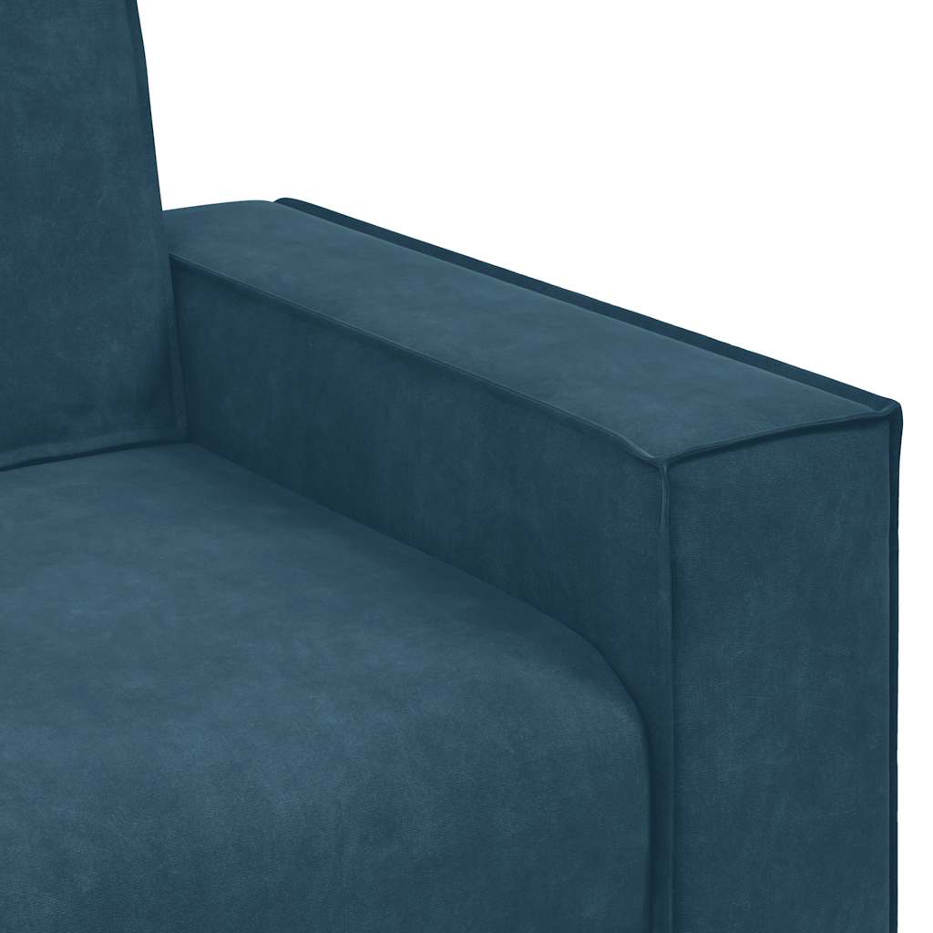 Sessel Blau 100x78x84 cm Samt