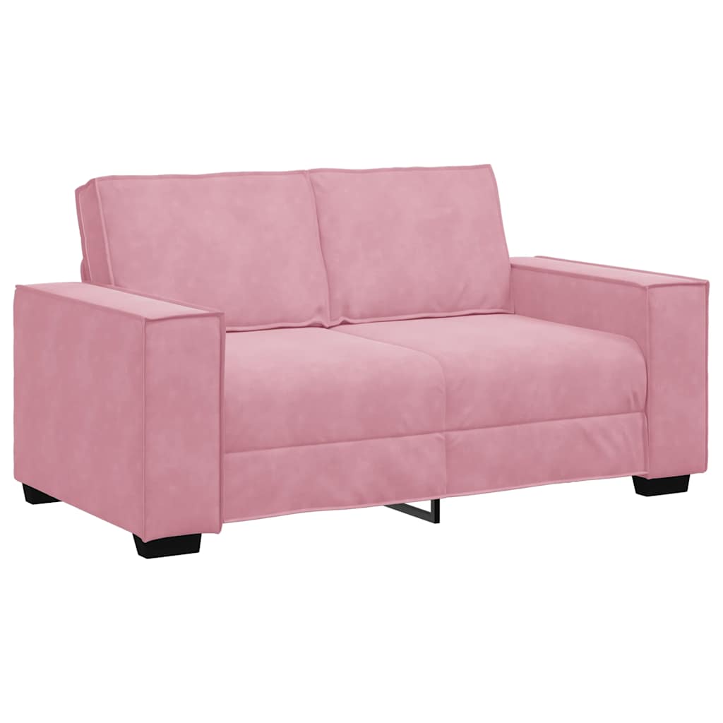 2-Sitzer-Sofa Rosa 160x78x84 cm Samt