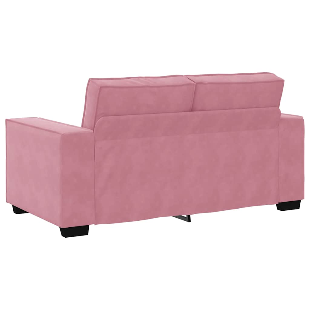2-Sitzer-Sofa Rosa 160x78x84 cm Samt