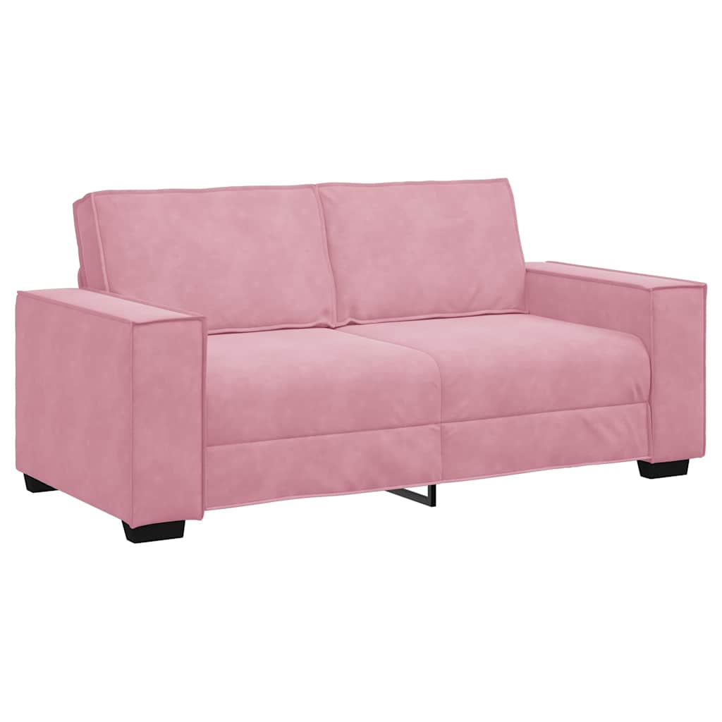 2-Sitzer-Sofa Rosa 180x78x84 cm Samt