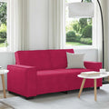 2-Sitzer-Sofa Weinrot 180x78x84 cm Samt