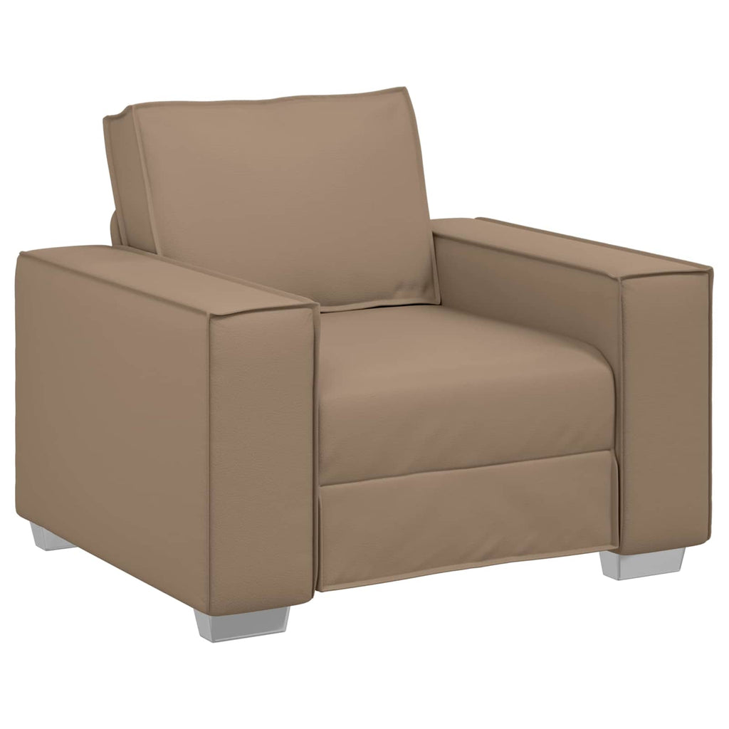 Sofa-Sessel Cappuccino 100 cm Kunstleder
