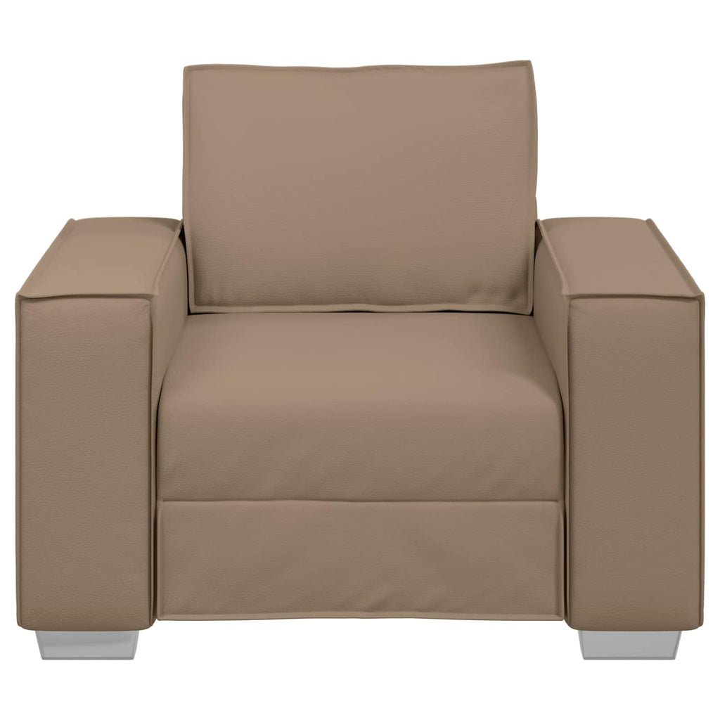 Sofa-Sessel Cappuccino 100 cm Kunstleder