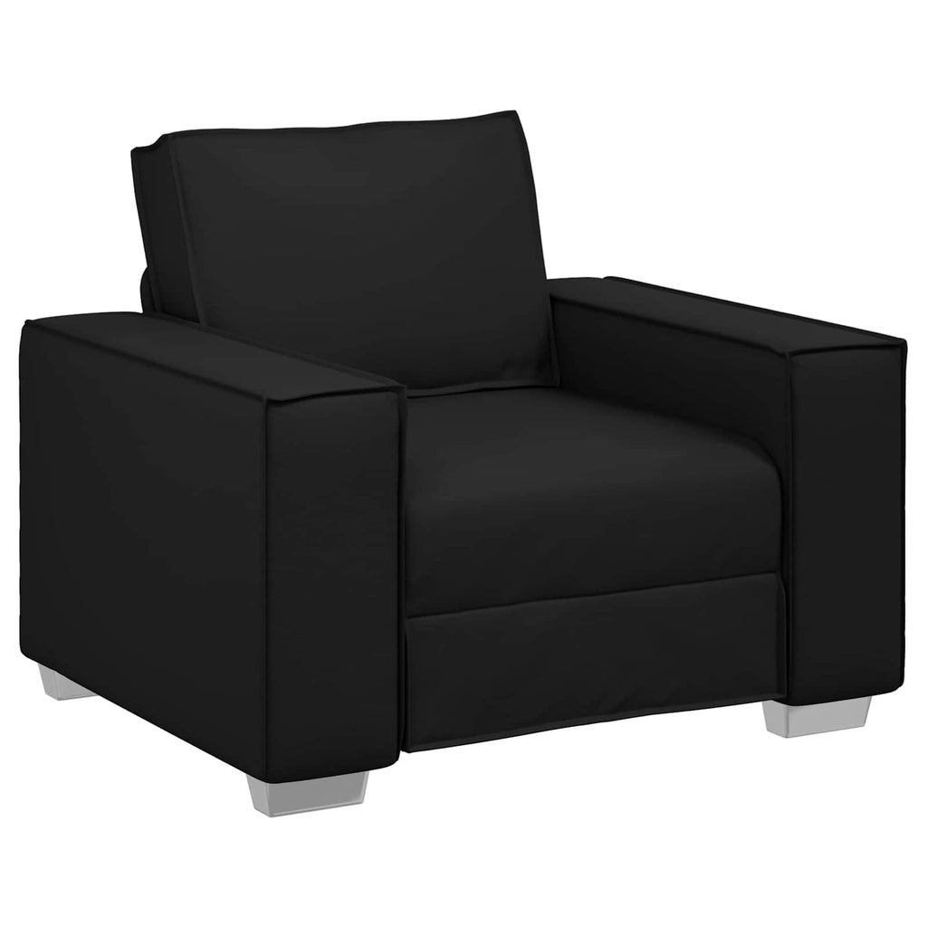 Sofa-Sessel Schwarz 100 cm Kunstleder
