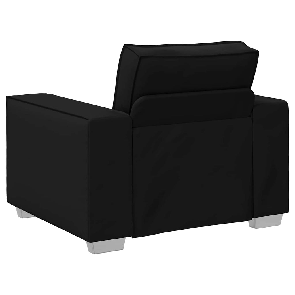 Sofa-Sessel Schwarz 100 cm Kunstleder