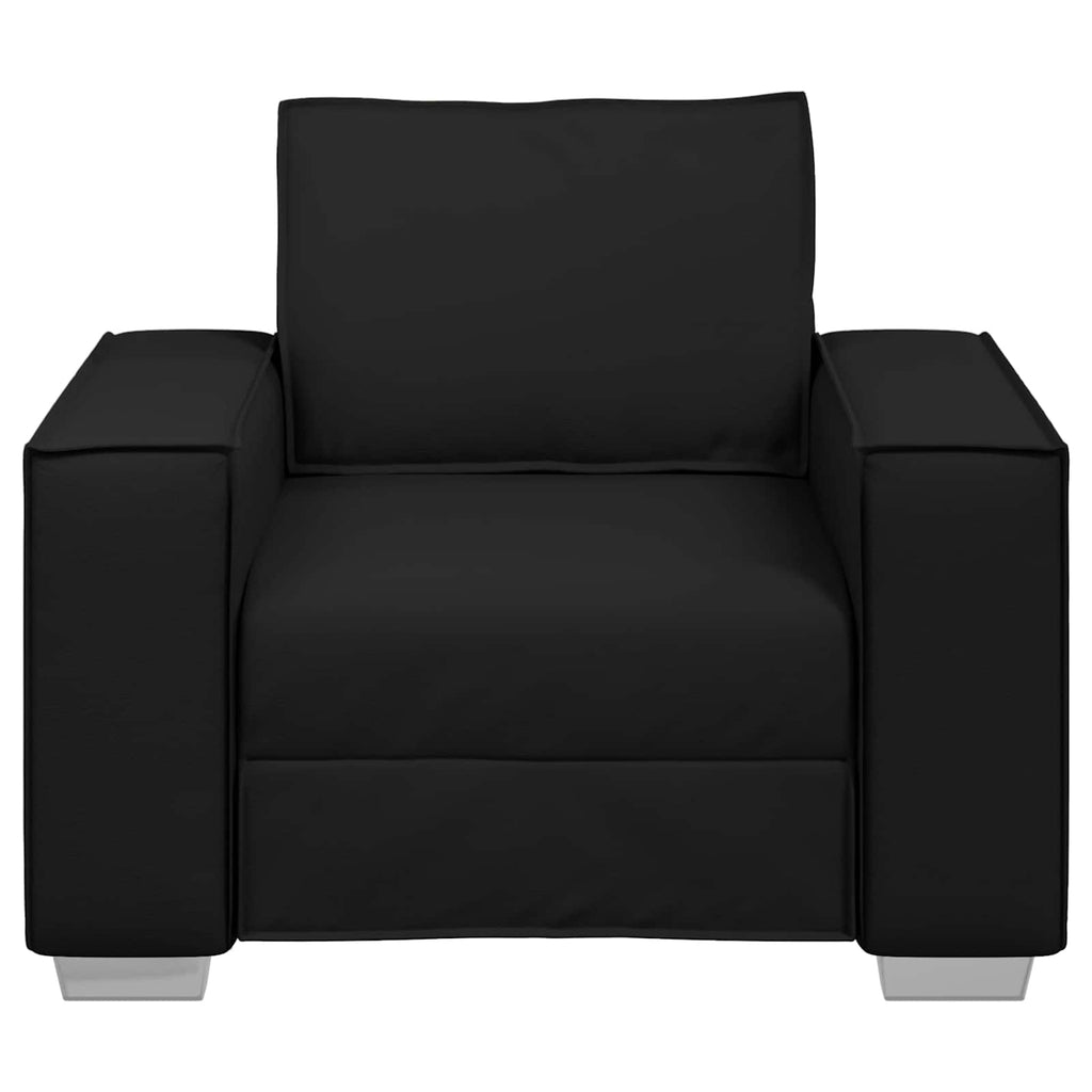 Sofa-Sessel Schwarz 100 cm Kunstleder