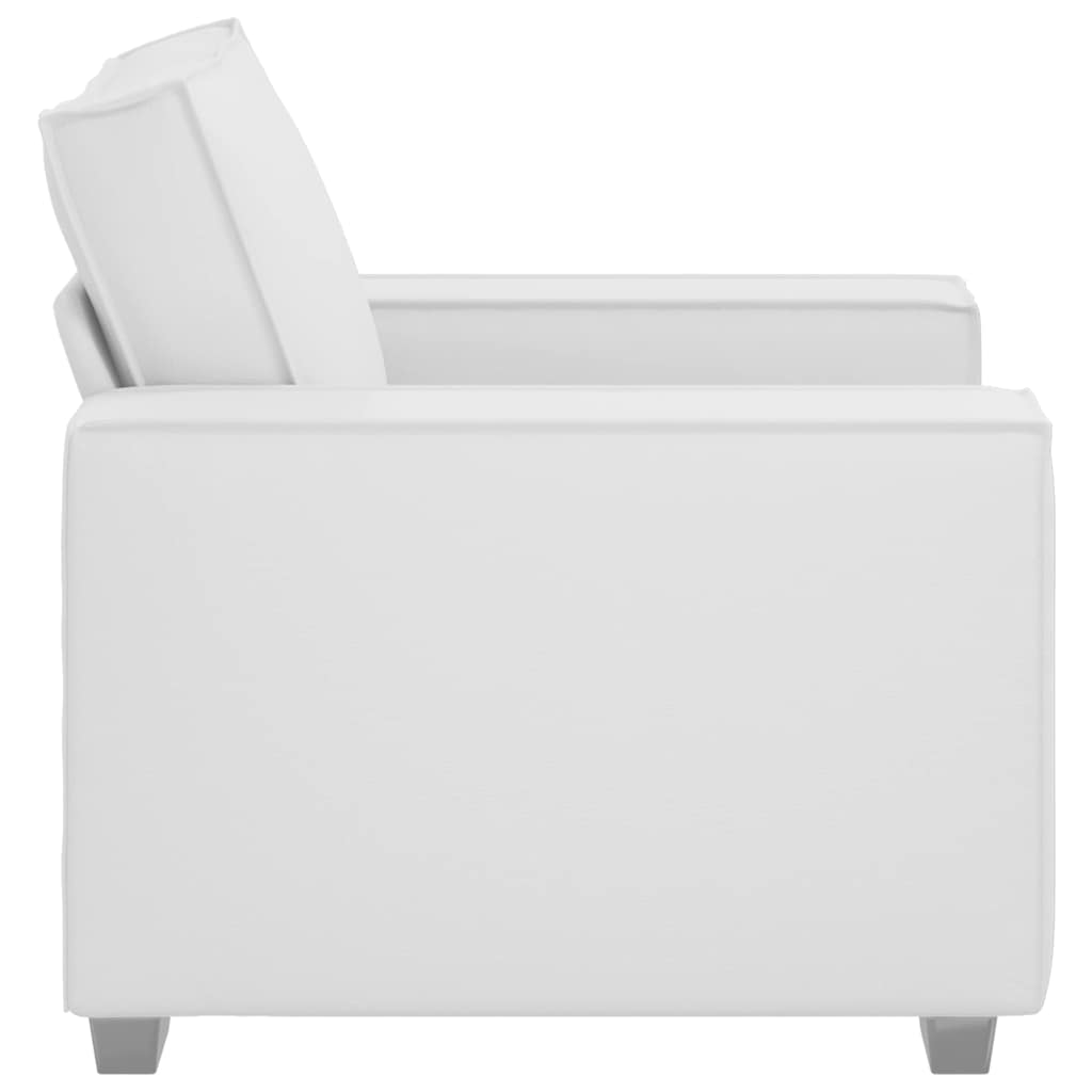 Sofa-Sessel Weiß 100 cm Kunstleder