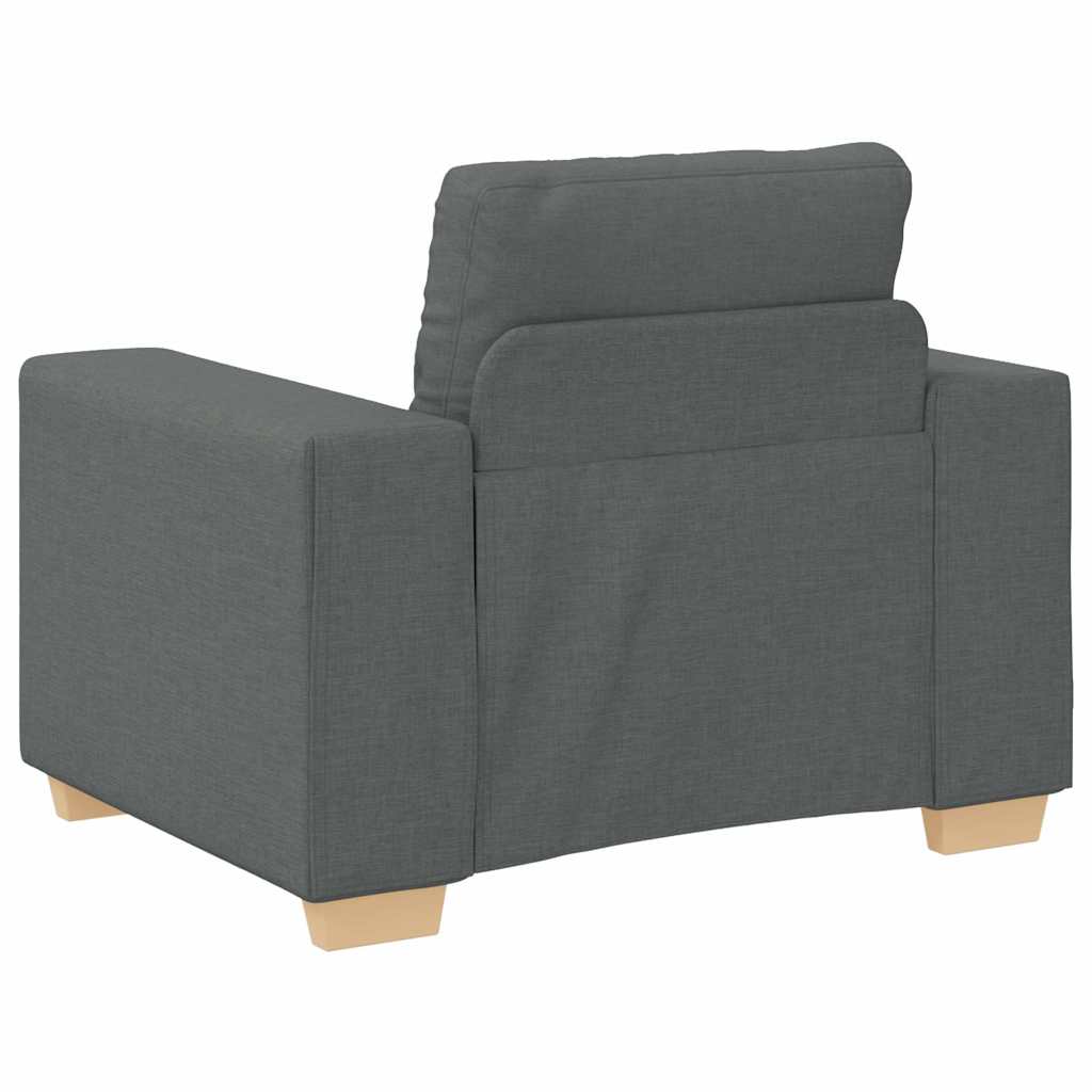 Sessel Dunkelgrau 100x78x80 cm Stoff