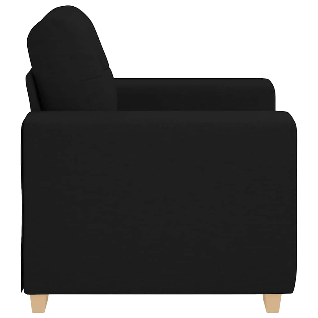 Sessel Schwarz 100x78x80 cm Stoff
