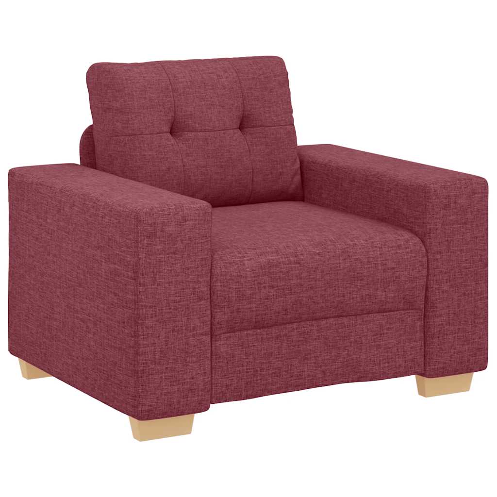 Sofa-Sessel Weinrot 100x78x80 cm Stoff