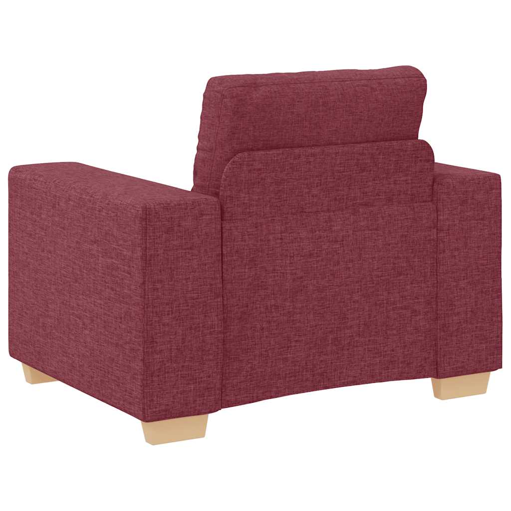 Sofa-Sessel Weinrot 100x78x80 cm Stoff