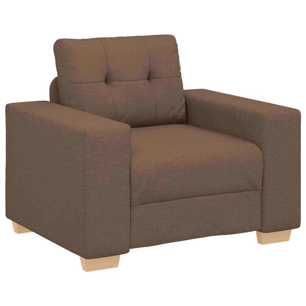 Sofa-Sessel Braun 100x78x80 cm Stoff