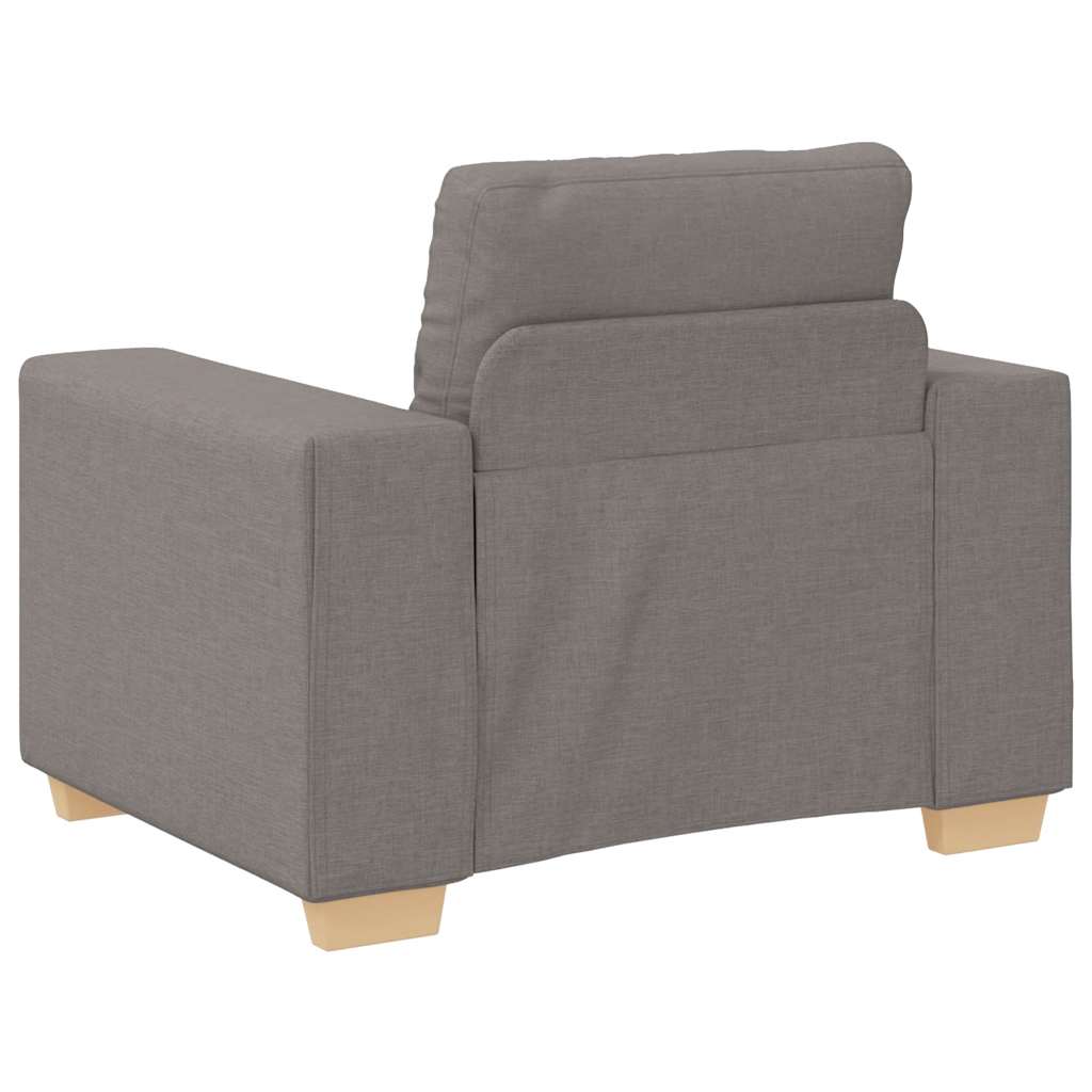 Sofasessel Taupe 100x78x80 cm Stoff
