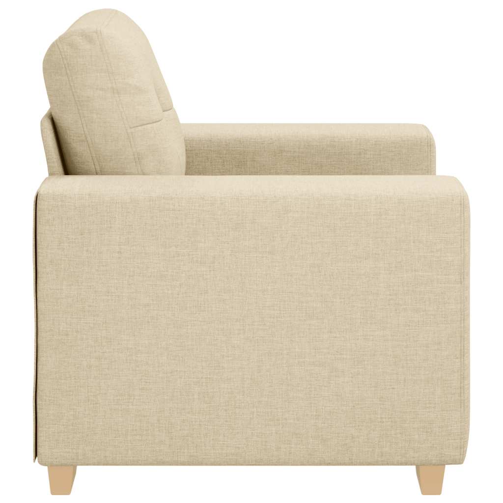 Sofa-Sessel Creme 100x78x80 cm Stoff