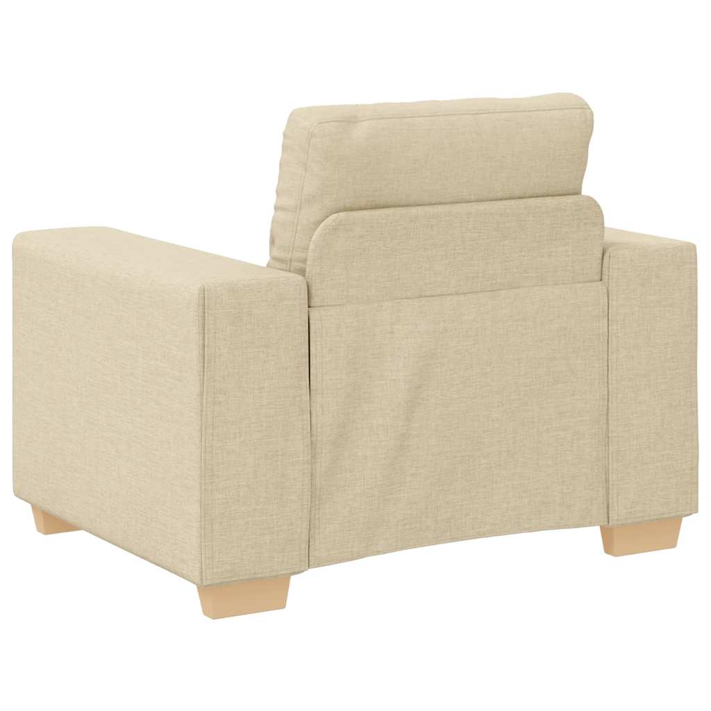 Sofa-Sessel Creme 100x78x80 cm Stoff