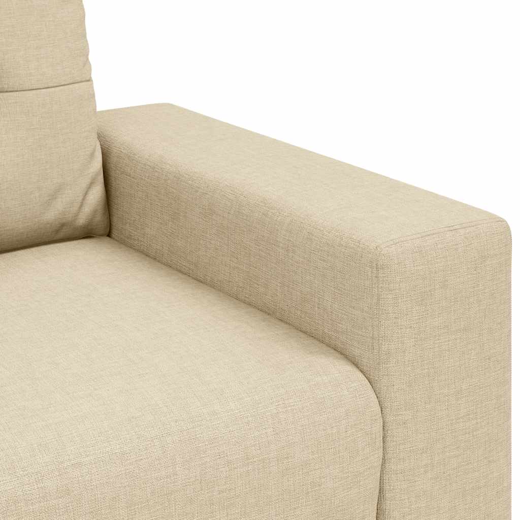 Sofa-Sessel Creme 100x78x80 cm Stoff