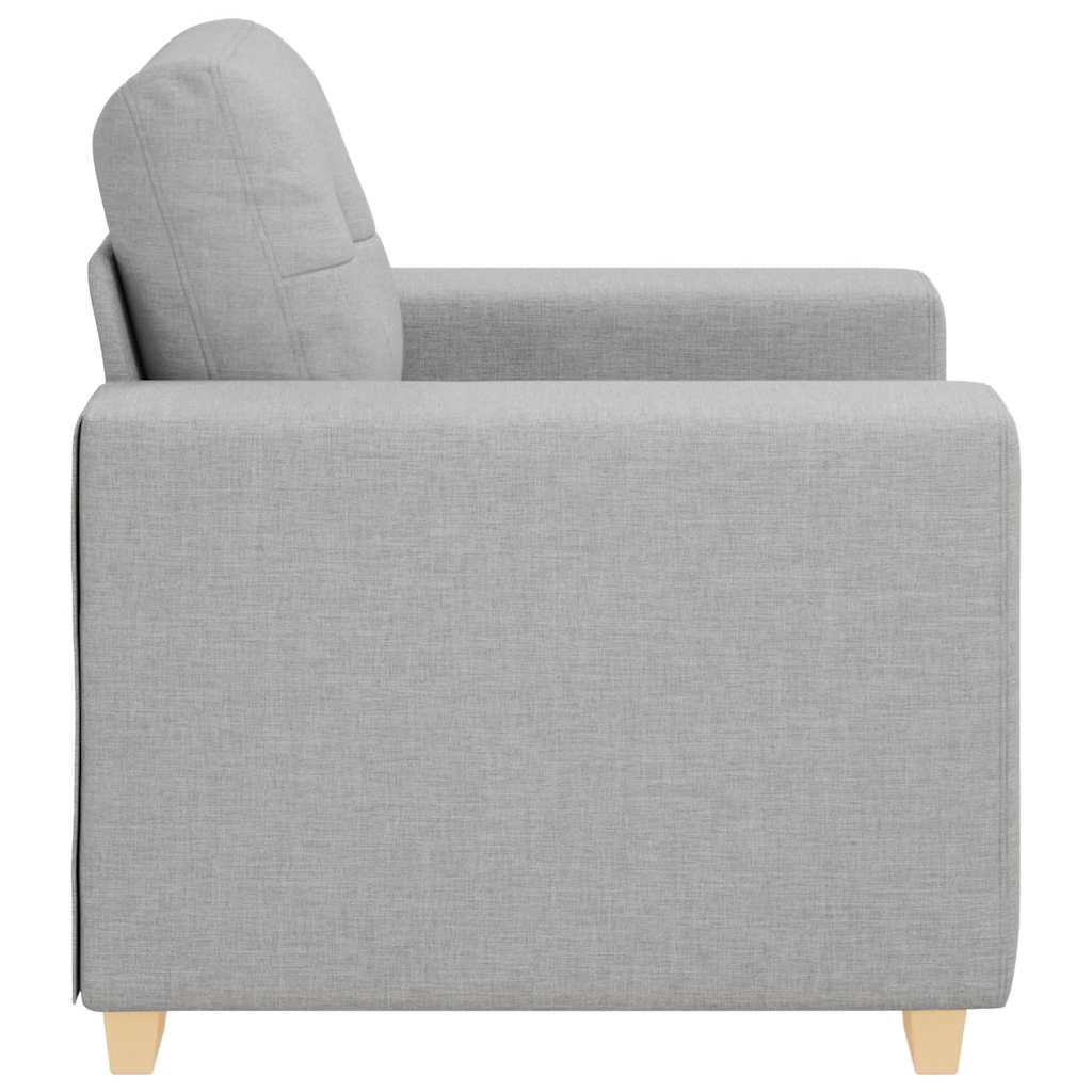 Sofa-Sessel Wolkengrau 100x78x80 cm Stoff