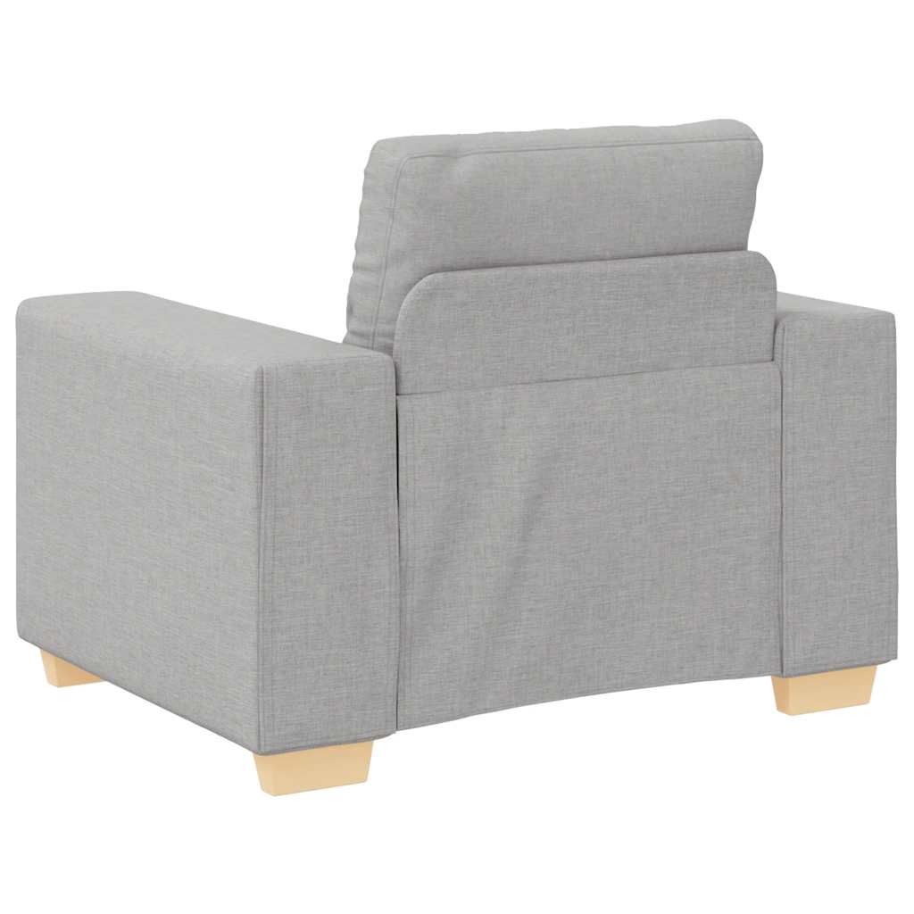 Sofa-Sessel Wolkengrau 100x78x80 cm Stoff