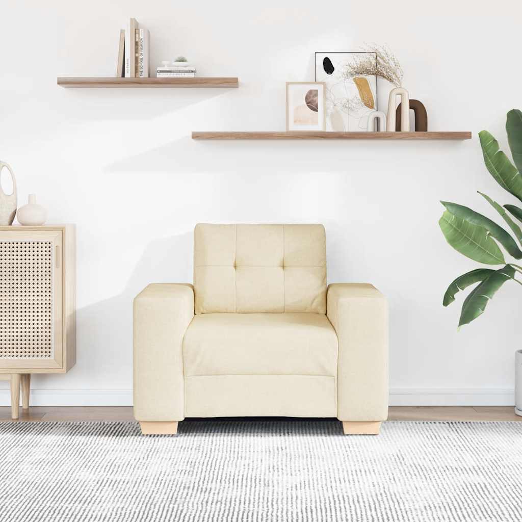 Sofa-Sessel Leinen 100x78x80 cm
