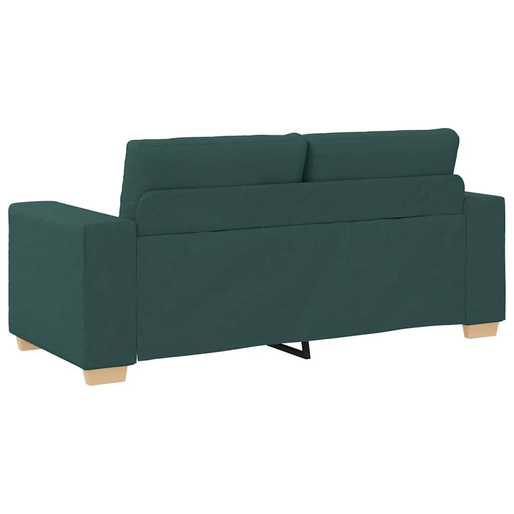 Loveseat-Sofa Dunkelgrün 180x77x82 cm Stoff