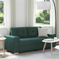 Loveseat-Sofa Dunkelgrün 180x77x82 cm Stoff