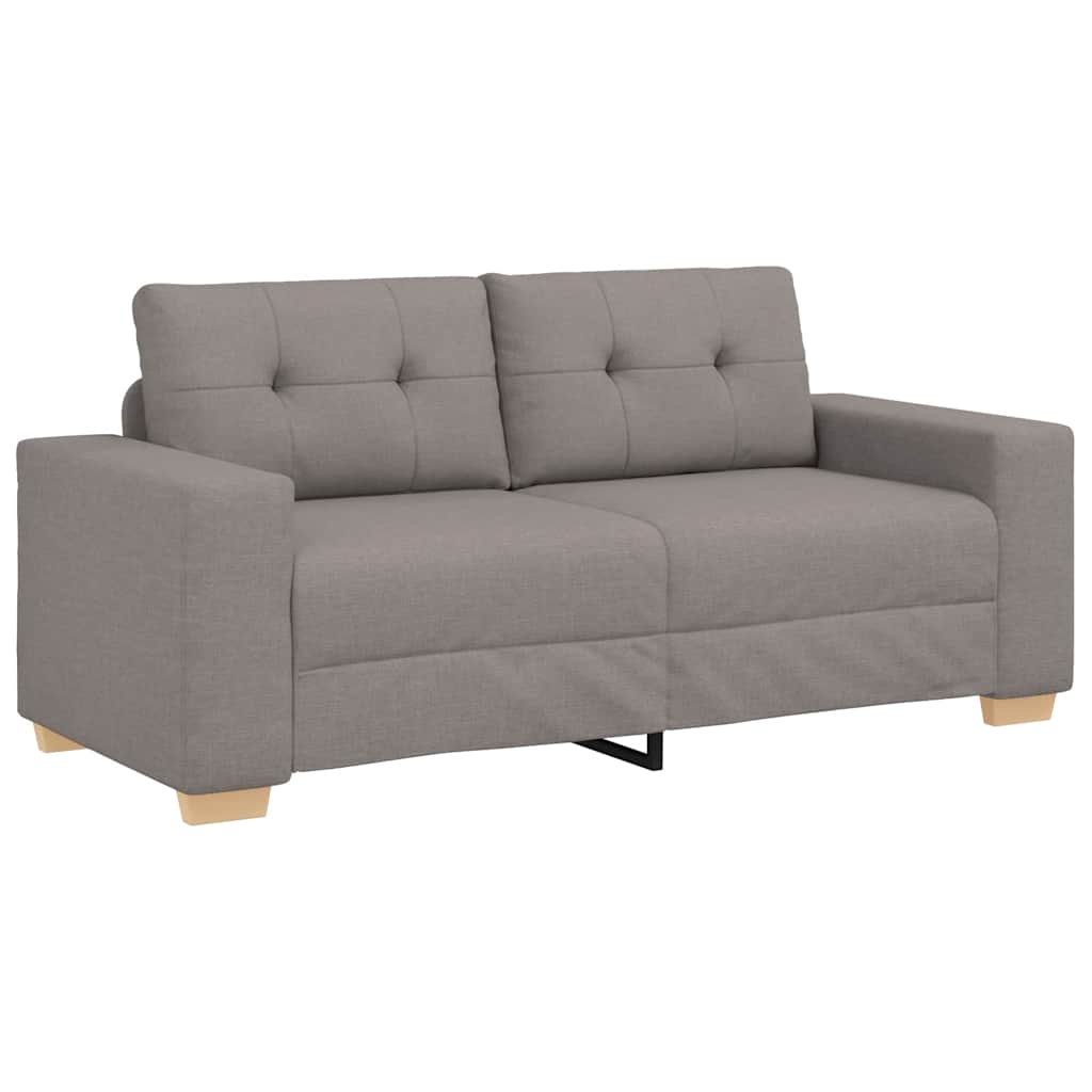 Loveseat-Sofa Taupe 180x77x82 cm Stoff
