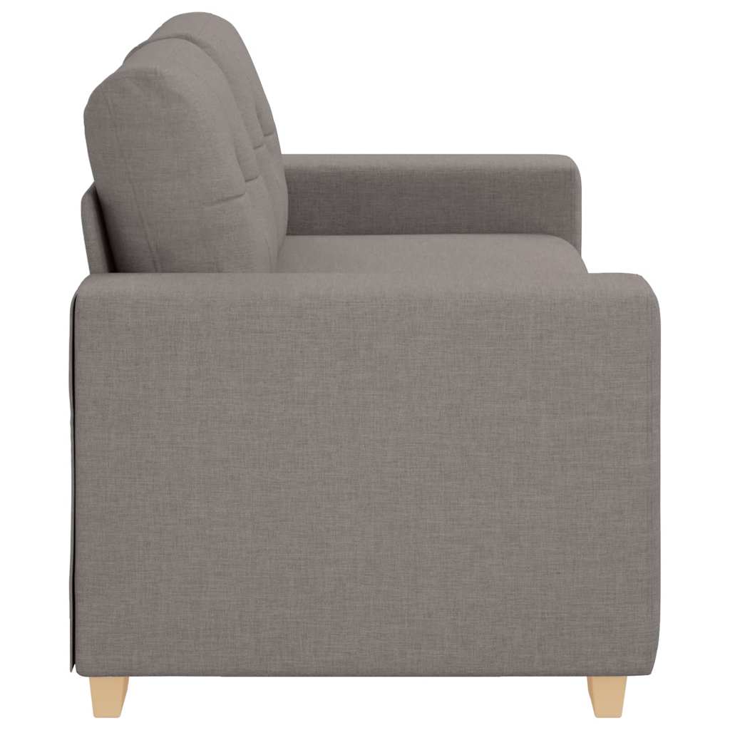 Loveseat-Sofa Taupe 180x77x82 cm Stoff