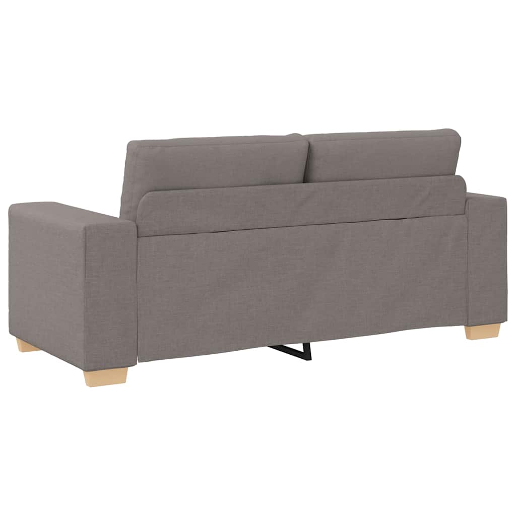 Loveseat-Sofa Taupe 180x77x82 cm Stoff