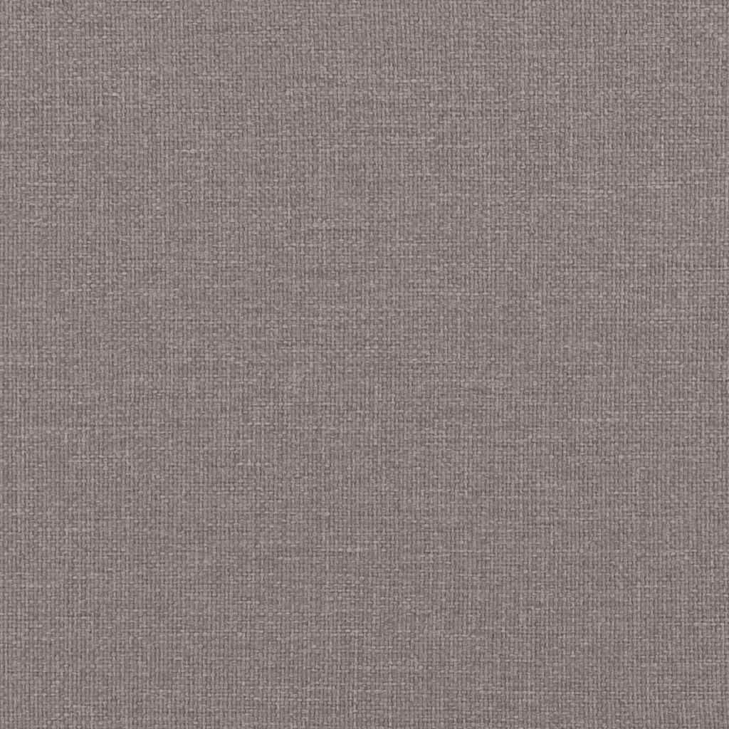 Loveseat-Sofa Taupe 180x77x82 cm Stoff