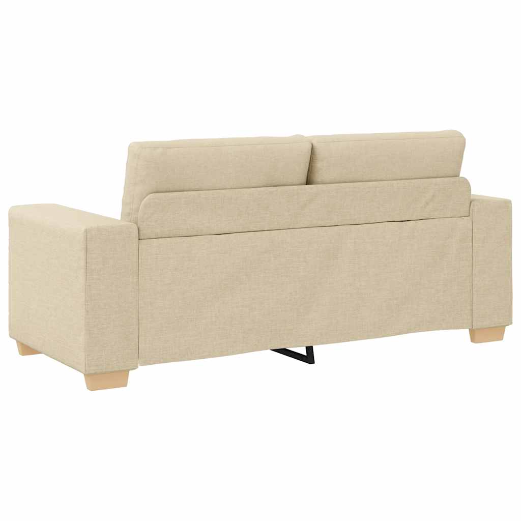 Loveseat-Sofa Creme 180x77x82 cm Stoff