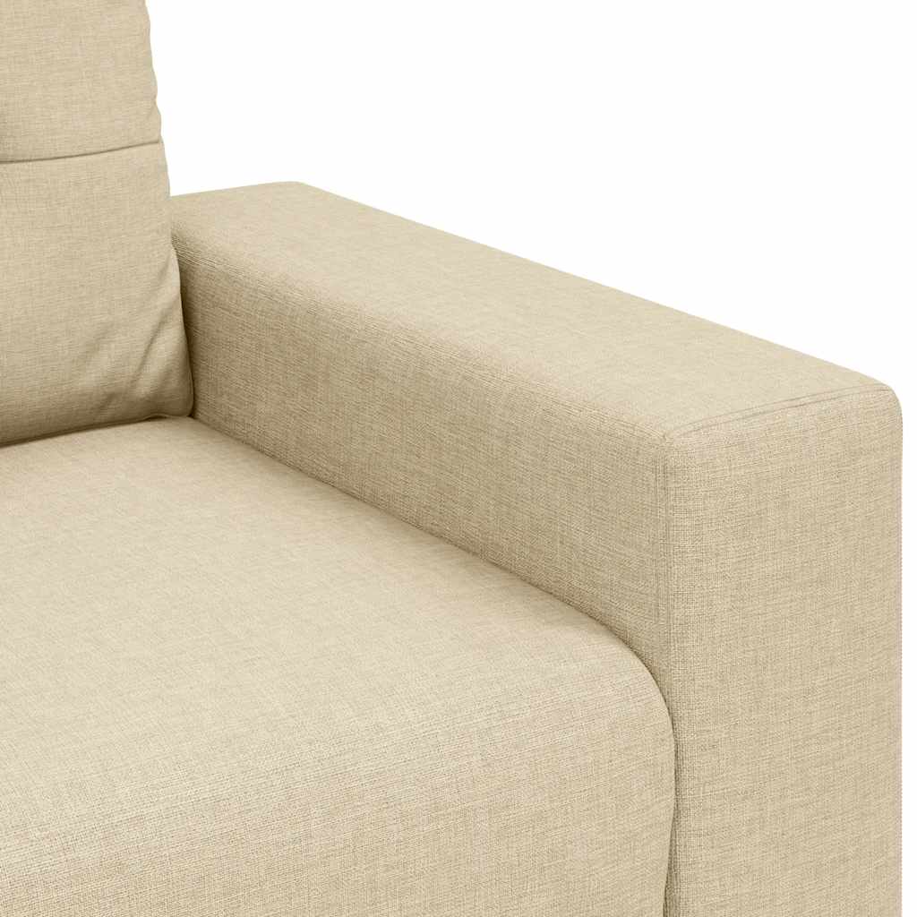 Loveseat-Sofa Creme 180x77x82 cm Stoff
