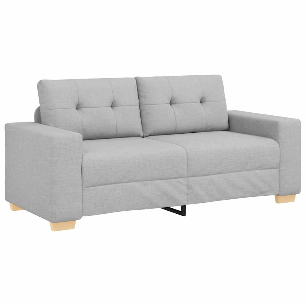 Loveseat-Sofa Wolkengrau 180x77x82 cm Stoff