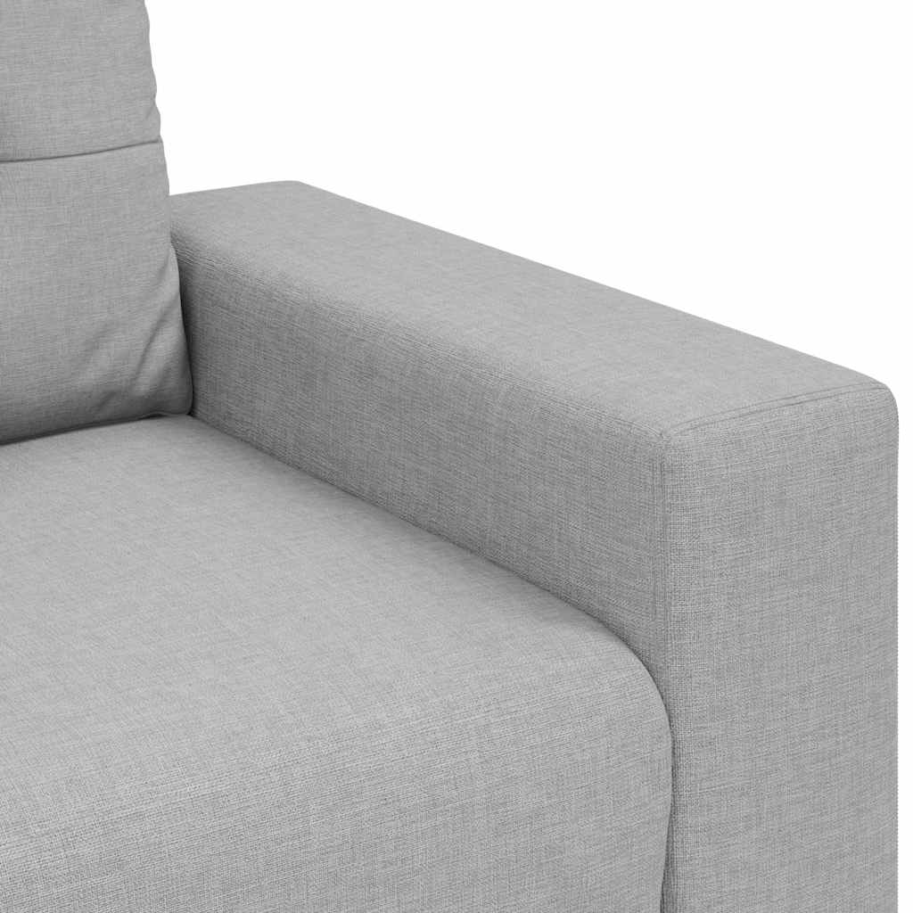 Loveseat-Sofa Wolkengrau 180x77x82 cm Stoff