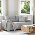 Loveseat-Sofa Wolkengrau 180x77x82 cm Stoff