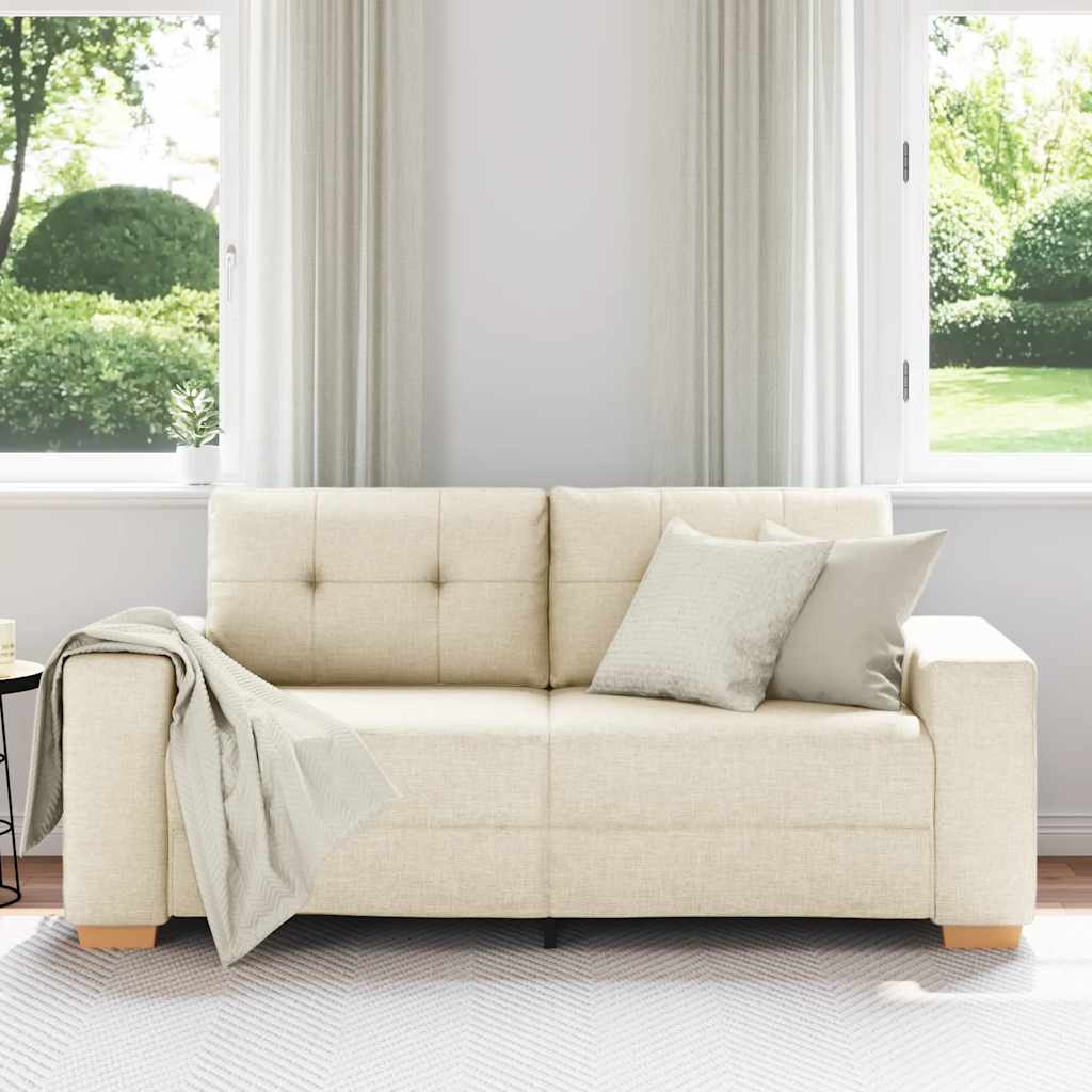 Loveseat-Sofa Leinen 180x77x82 cm