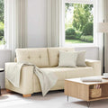 Loveseat-Sofa Leinen 180x77x82 cm