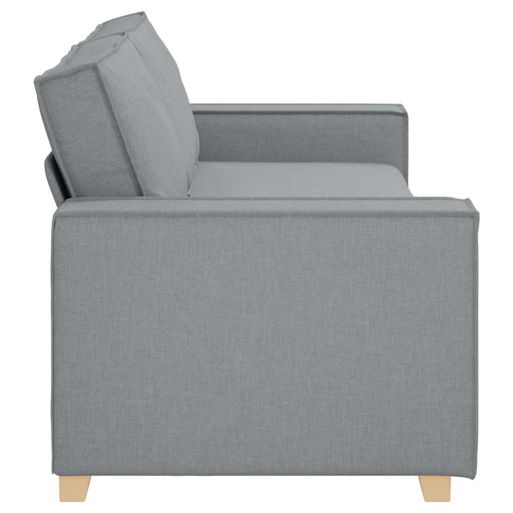 3-Sitzer-Sofa Dunkelgrau 220x78x80 cm Stoff