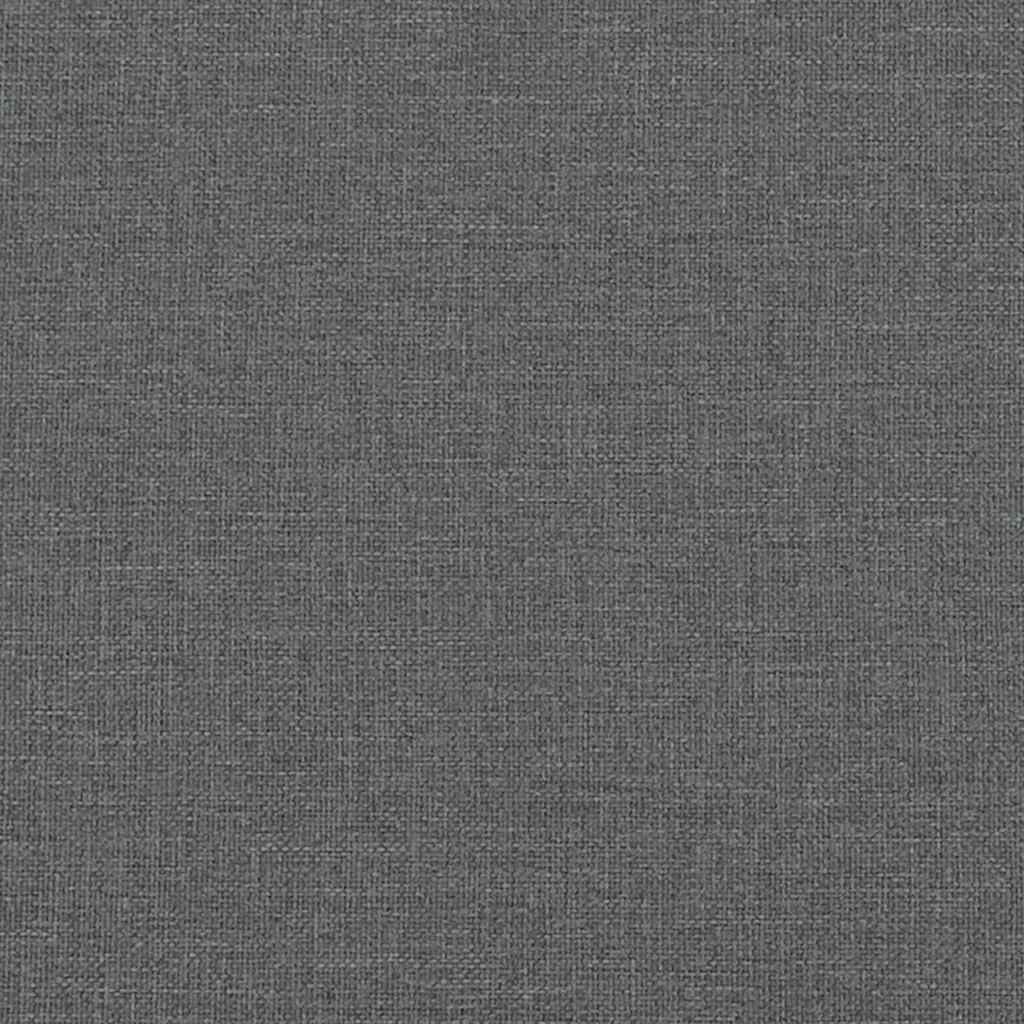 3-Sitzer-Sofa Dunkelgrau 220x78x80 cm Stoff