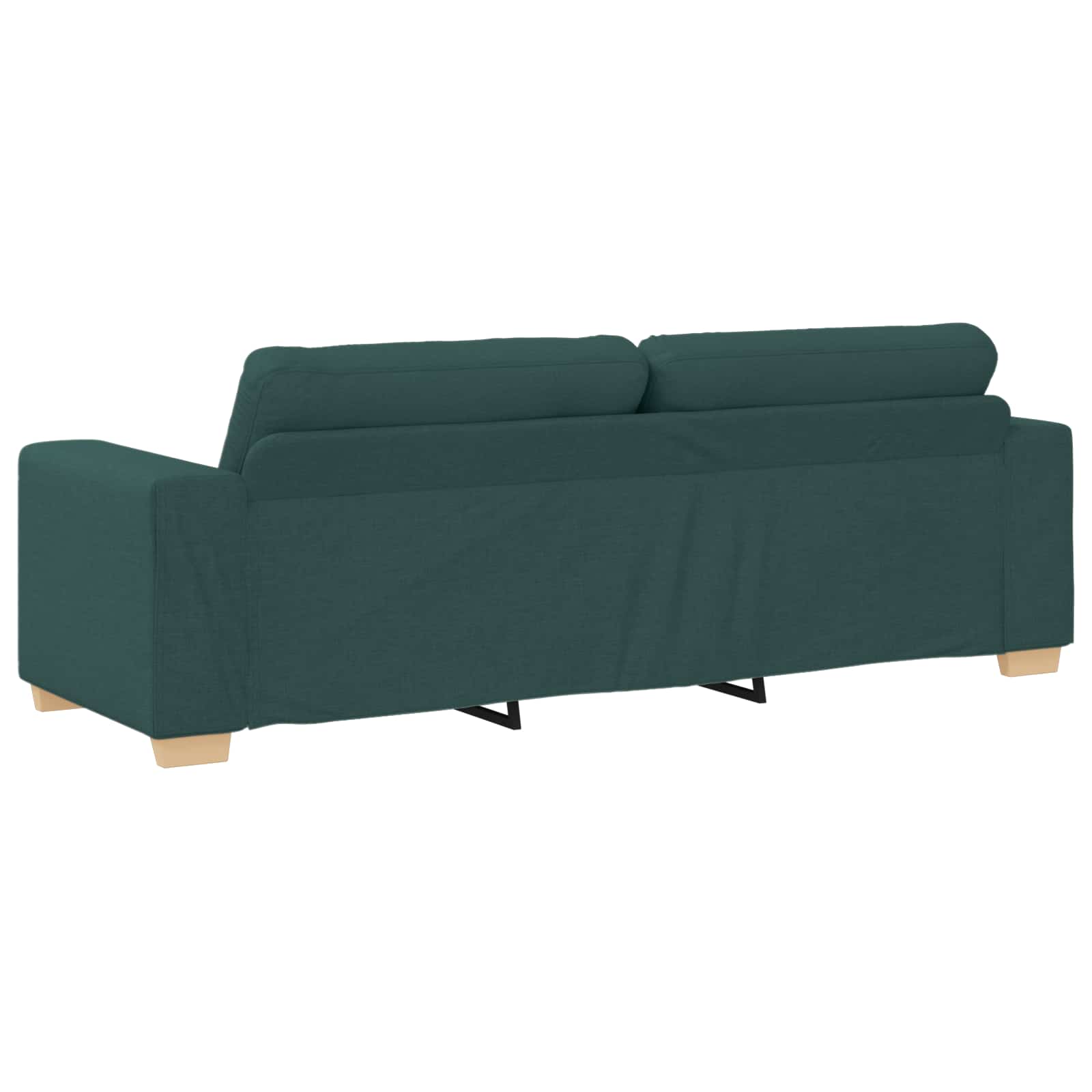 3-Sitzer-Sofa Dunkelgrün 220 cm Stoff