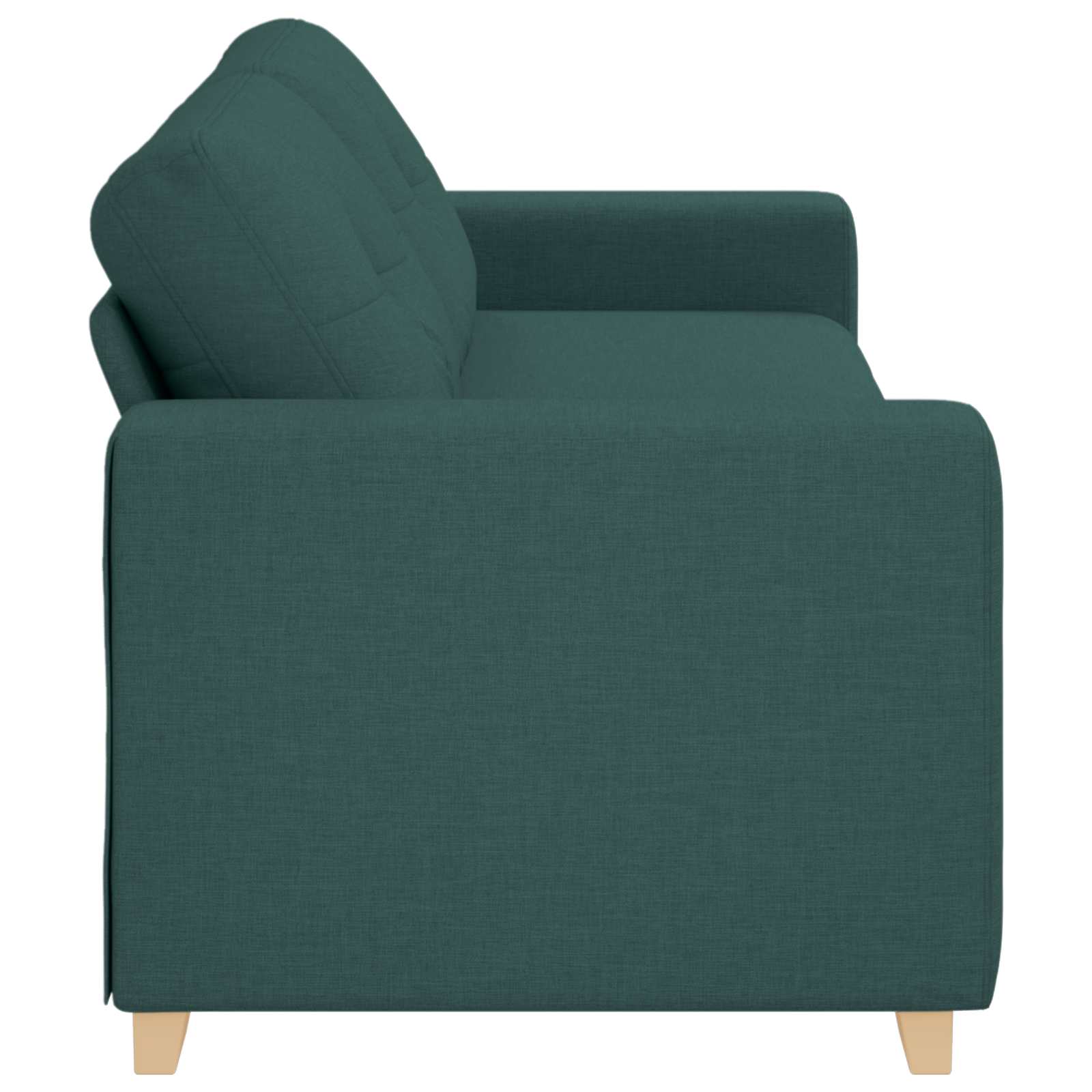 3-Sitzer-Sofa Dunkelgrün 220 cm Stoff